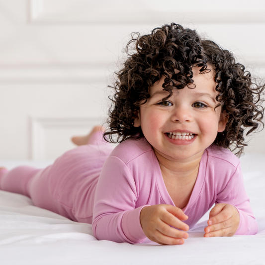 Toddler/Kids Bamboo Pajamas - Misty Mauve -DS