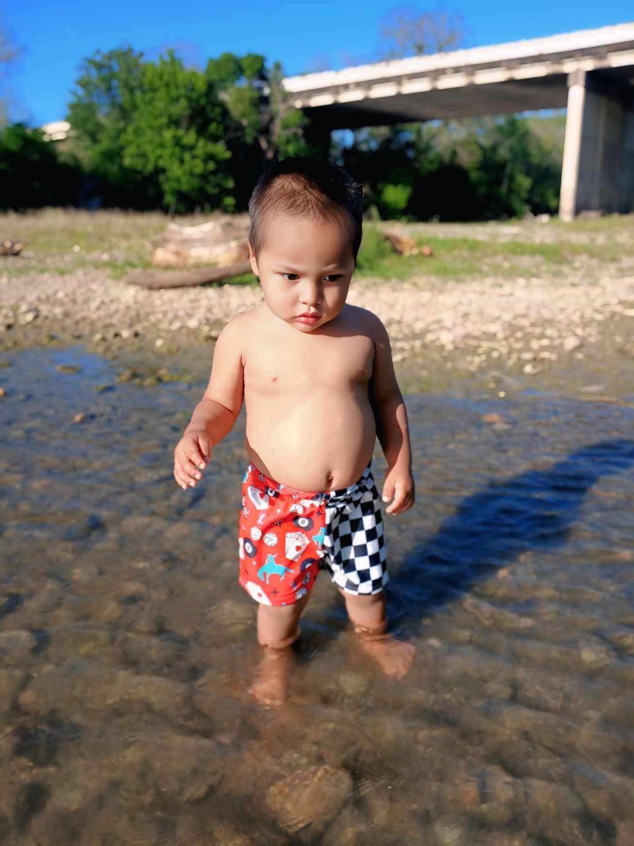 Luck Of The Draw Swim Trunks -DS