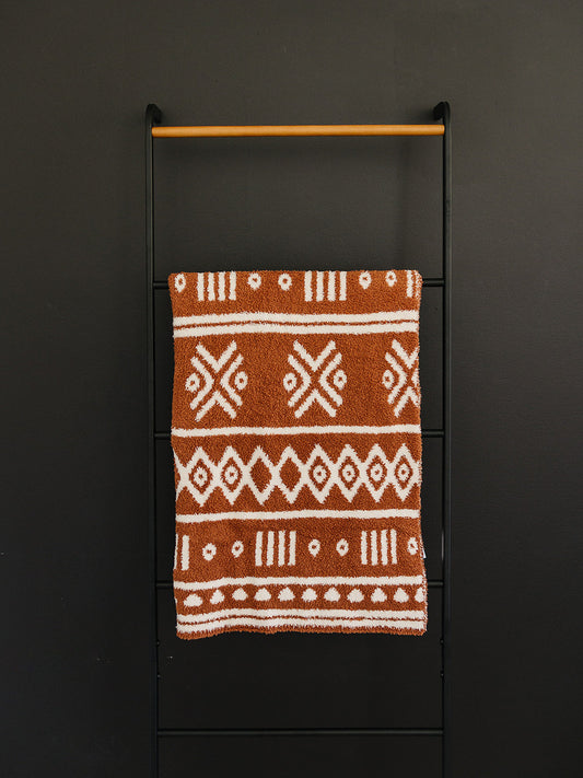 DS- Rust Alpine Plush Blanket