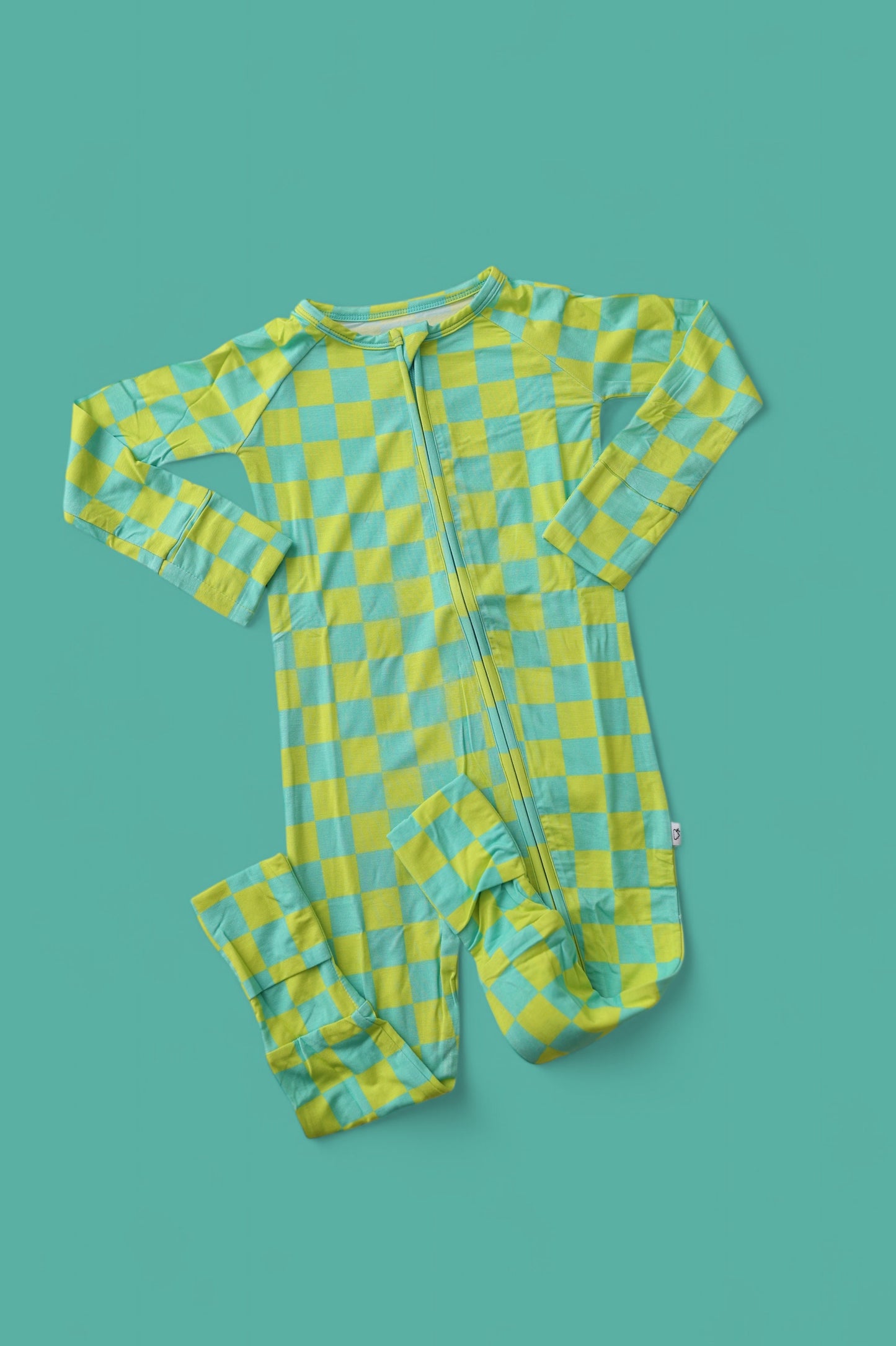 BE BOLD CHECKERS DREAM ROMPER -DS