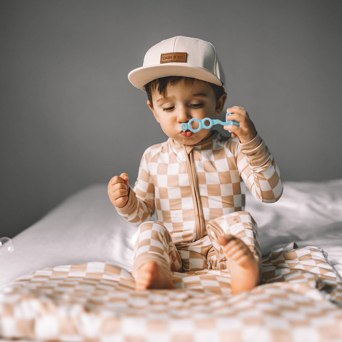 SANDY CHECKERS DREAM ROMPER -DS
