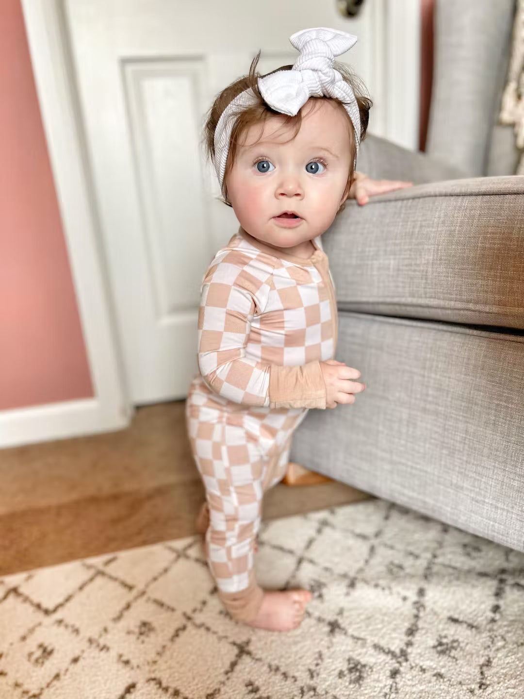 SANDY CHECKERS DREAM ROMPER -DS
