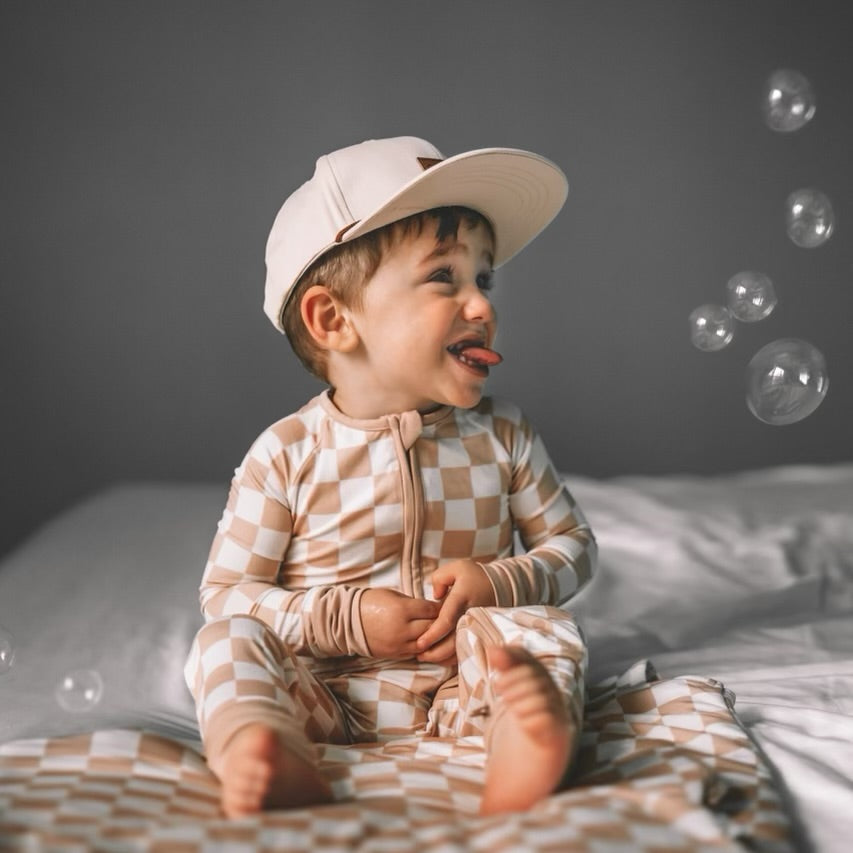 SANDY CHECKERS DREAM ROMPER -DS