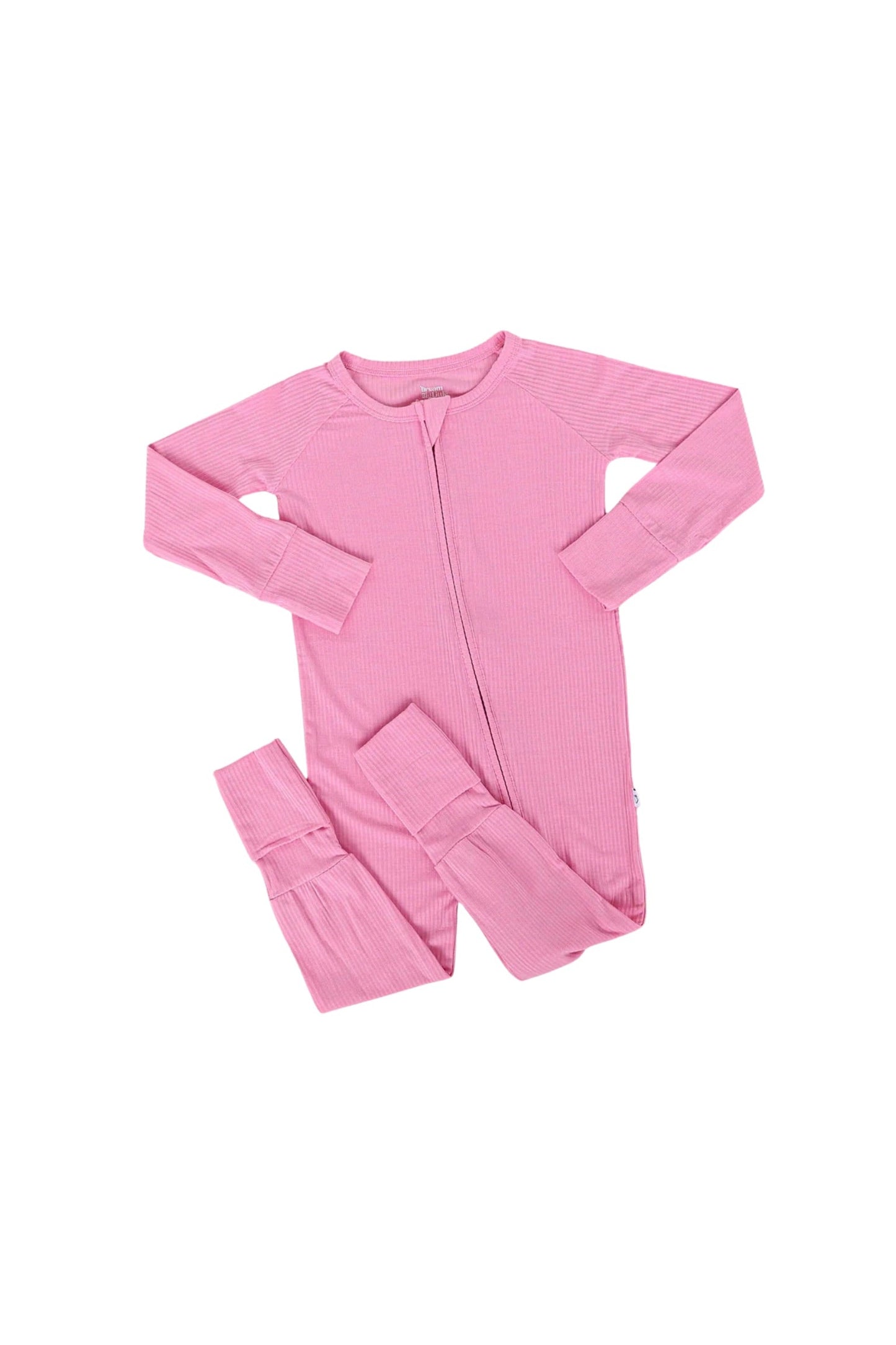 BELLA PINK RIB DREAM ROMPER -DS