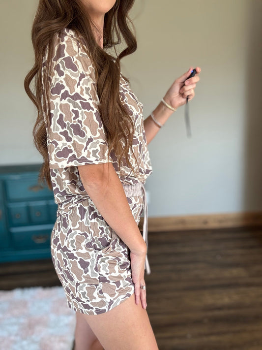 DS- Duck Camo Adult Bamboo Lounge Set