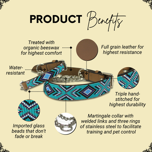 Saint-Tropez Sambboho Martingale dog collar (Training) -DS