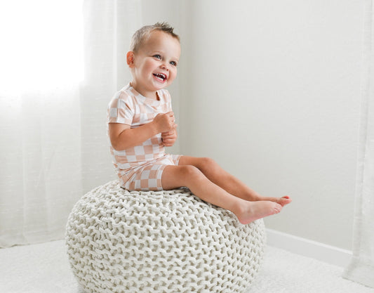 SANDY CHECKERS DREAM SHORT SET -DS