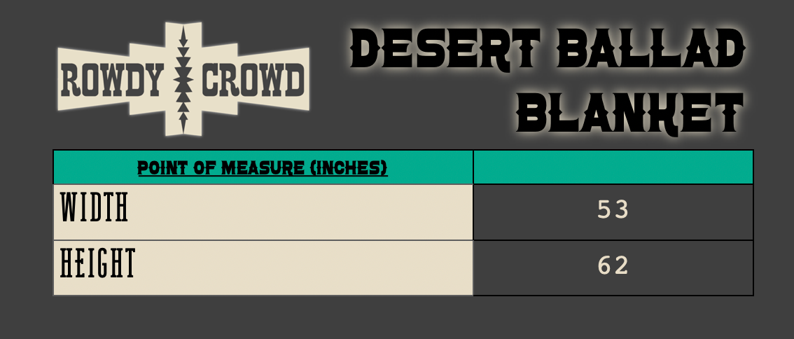 Desert Ballad Blanket -DS
