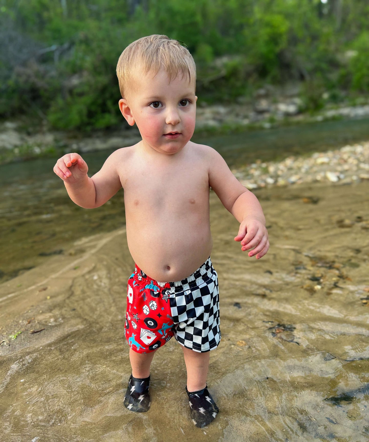 Luck Of The Draw Swim Trunks -DS