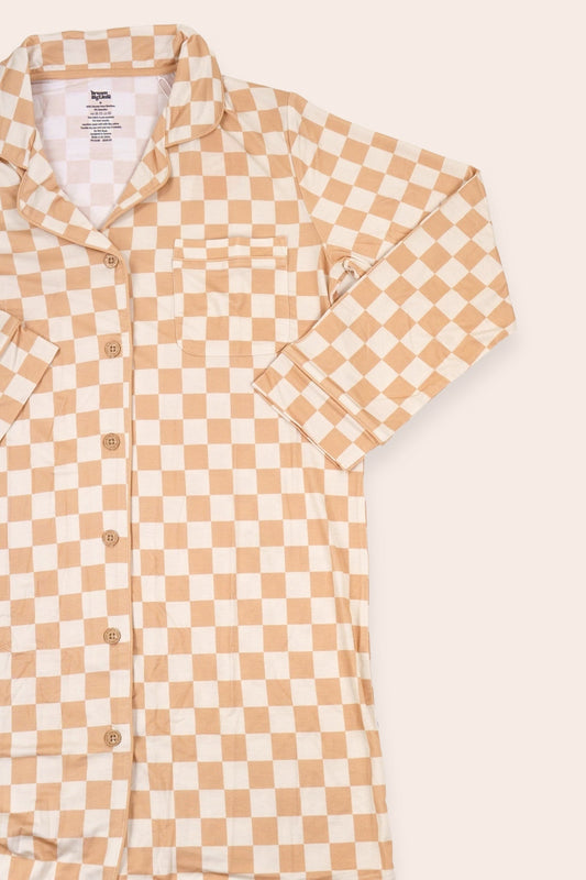 Sandy Checkers Women's Dream Gown -DS