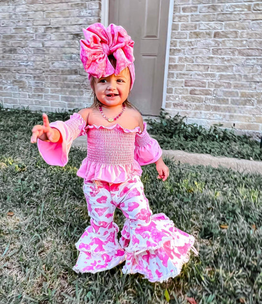 Pink Cow Print Rodeo Queen Jeans