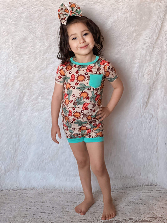 Wild West Bamboo Short Set -DS