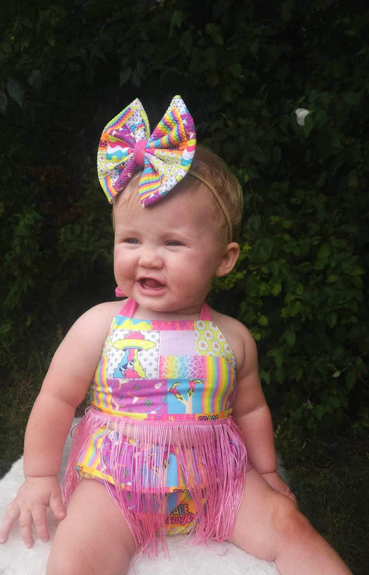 Neon Cowgirl Fringe Set -DS