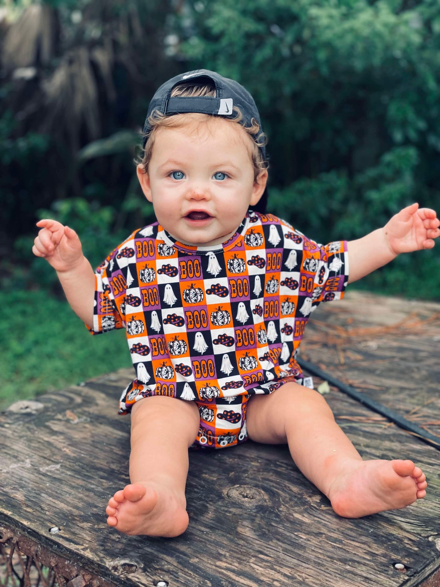 BOO Oversized Bamboo Romper -DS