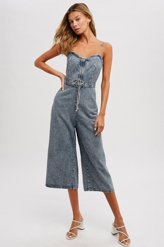The Sky Denim Jumpsuit -DS