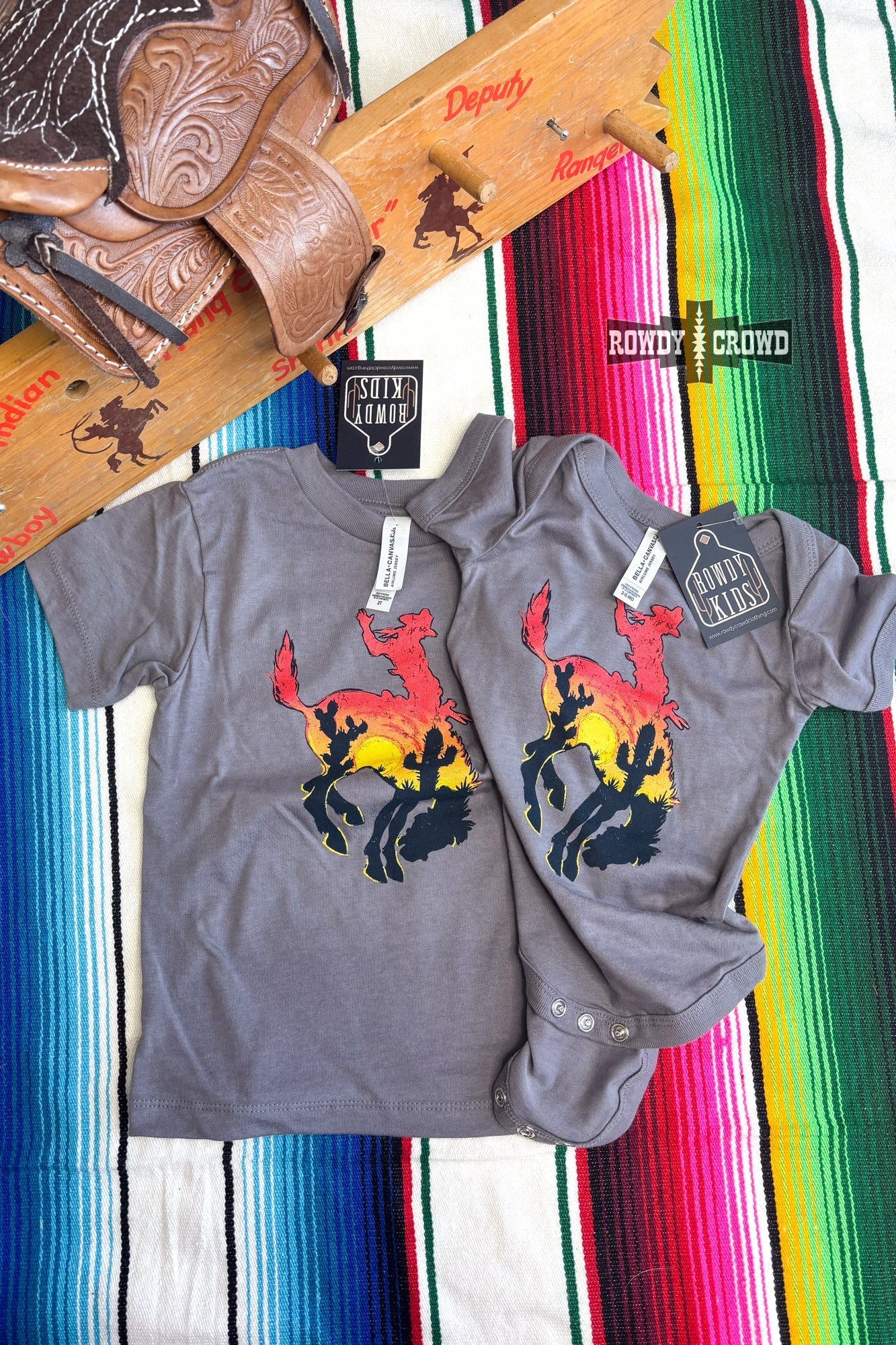 KIDS Bowie Bronc Onesie -DS