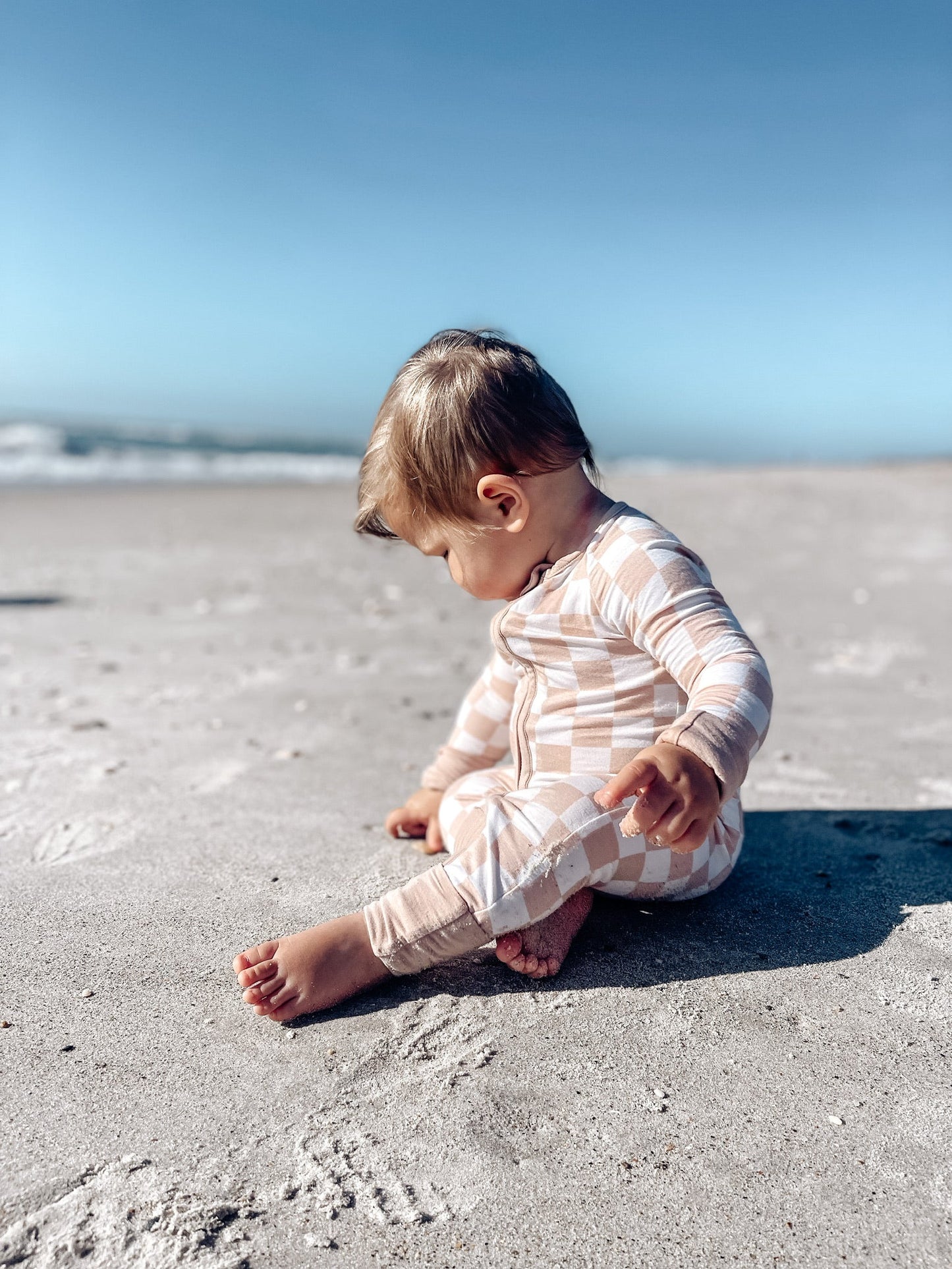 SANDY CHECKERS DREAM ROMPER -DS