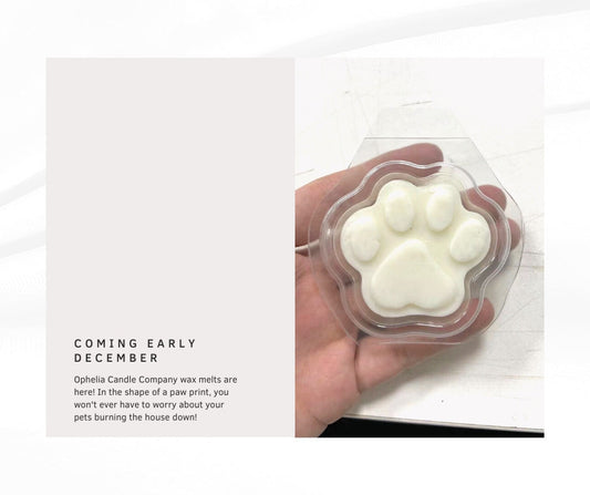 Paw Print Wax Melt 1oz RTS