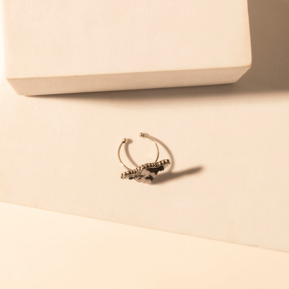Myra Rodeo Hide adjustable Ring- DS