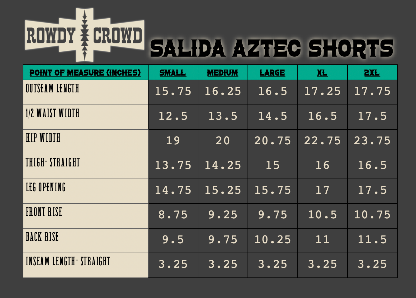 Salida Aztec Shorts -DS