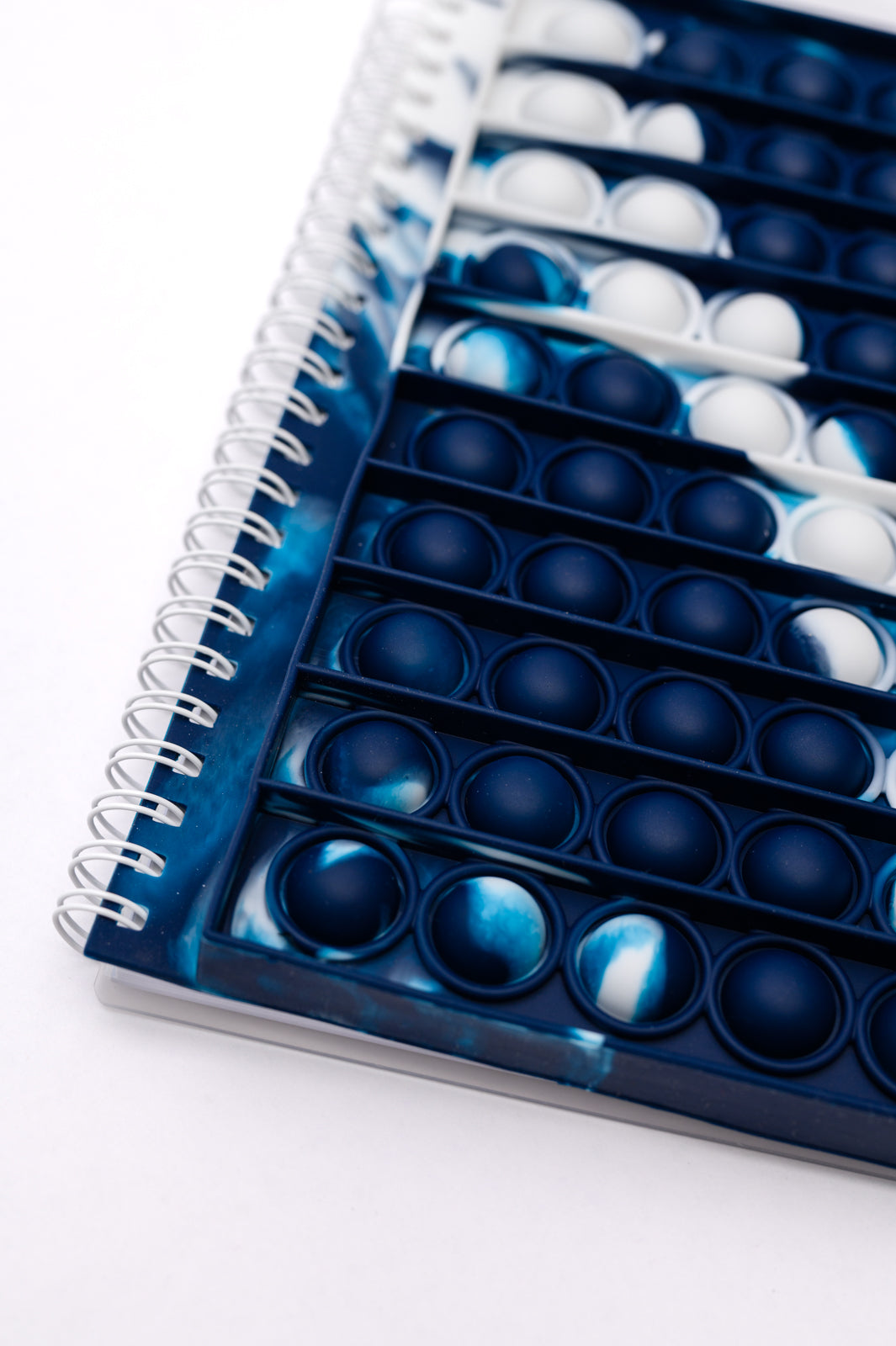 Spiral Writing Notebook in Blue Marble -DS