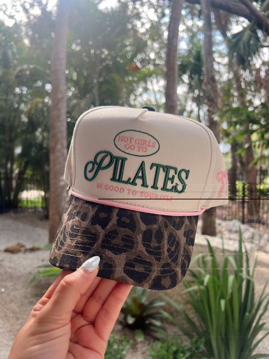 Hot Girls go to Pilates - Leopard Vintage Hat -DS