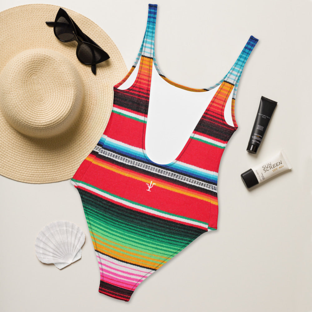 Serape One-Piece Swimsuit -DS