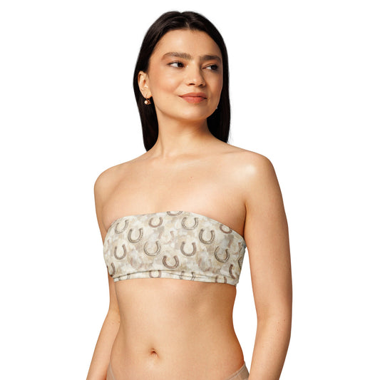 Heirloom Luck bandeau bikini top -DS