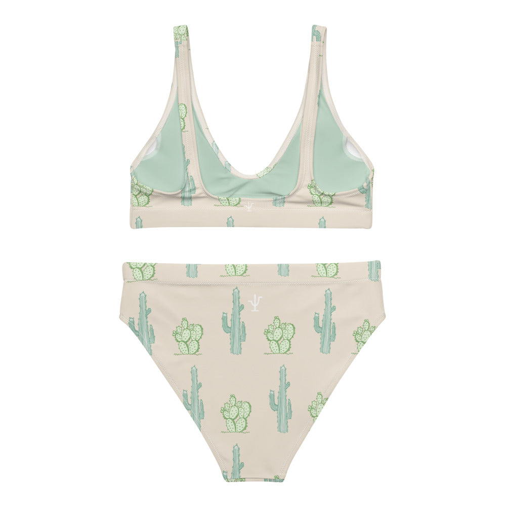 Cactus high-waisted bikini -DS
