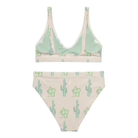 Cactus high-waisted bikini -DS