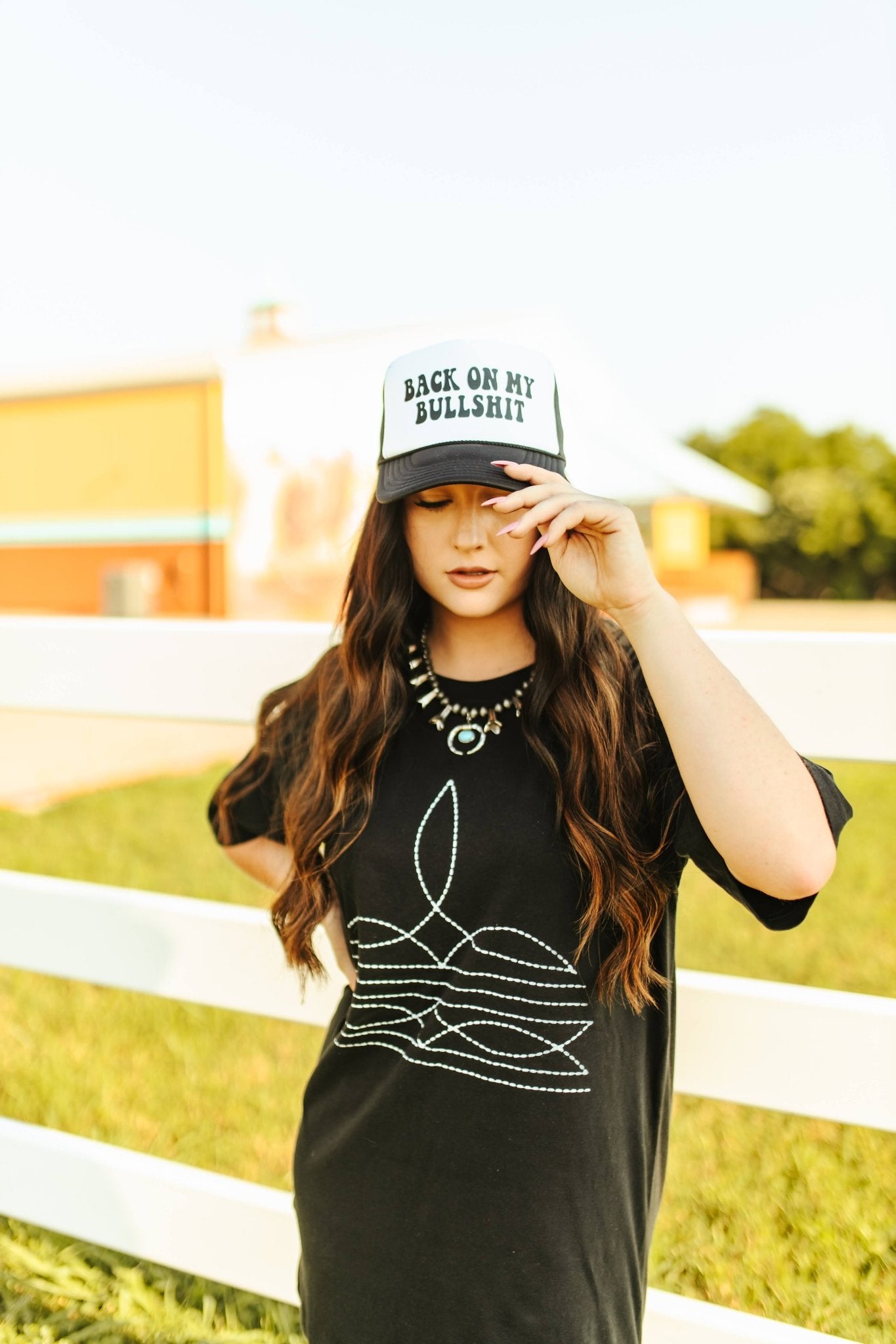 Back On My Bullshit Trucker Hat -DS