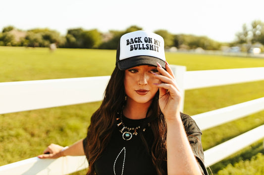 Back On My Bullshit Trucker Hat -DS
