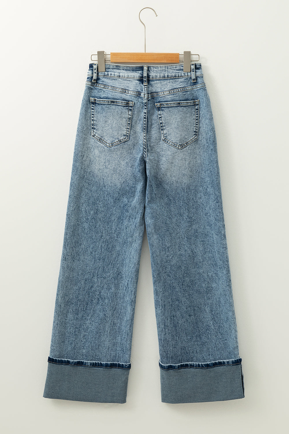 Myosotis High Rise Button Zip Fly Medium Wash Jeans -DS