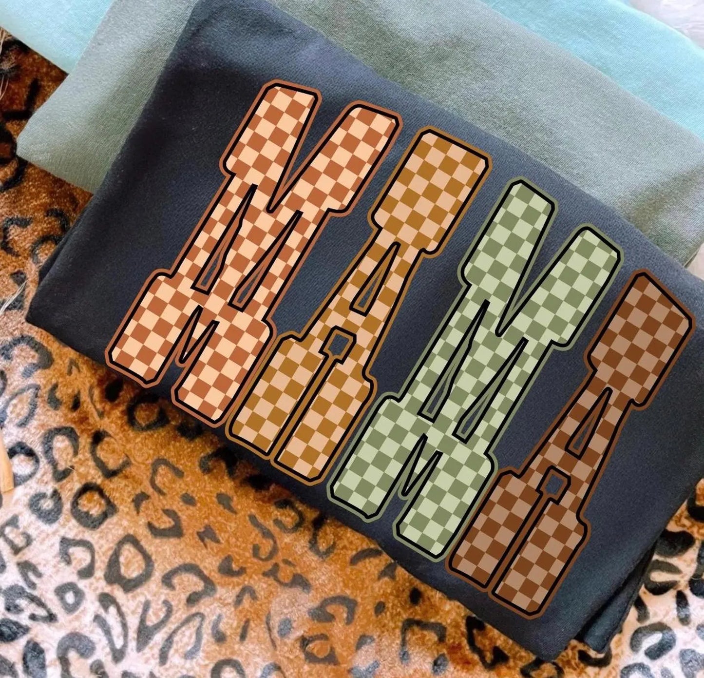 Mama - Fall Checkered