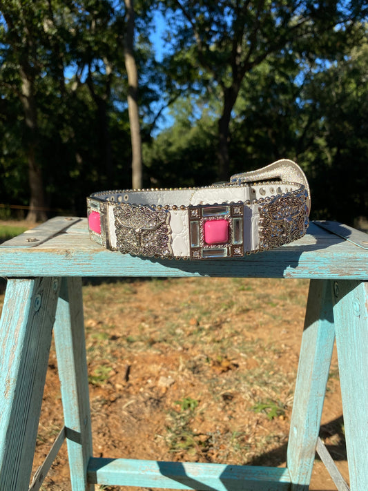 Pink Steerhead Belt -DS