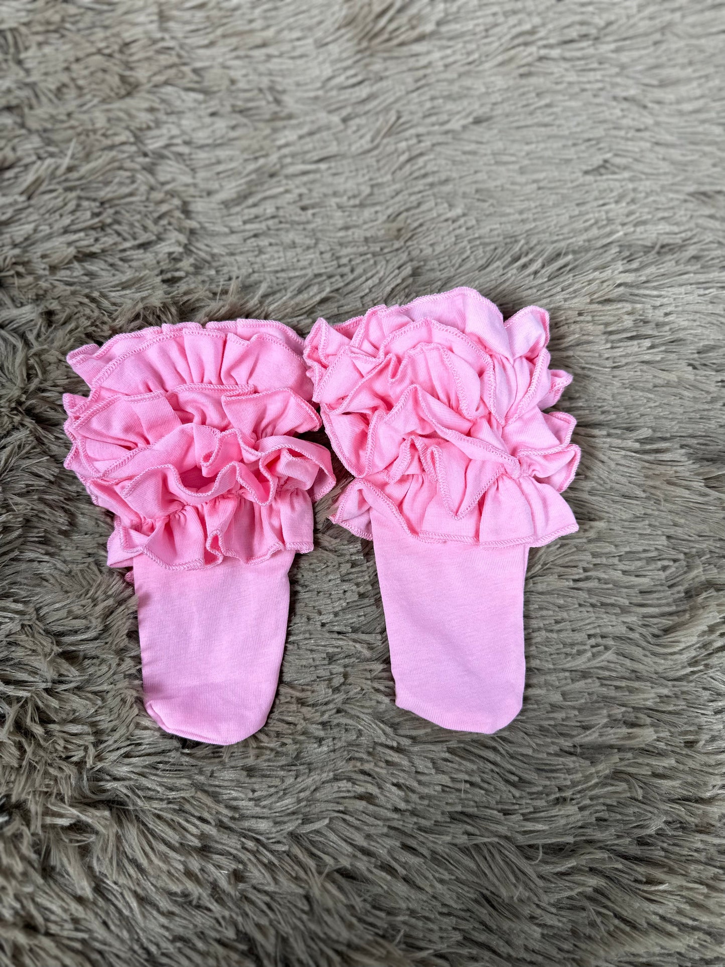 Ankle Ruffle Socks (Multiple Colors) -DS