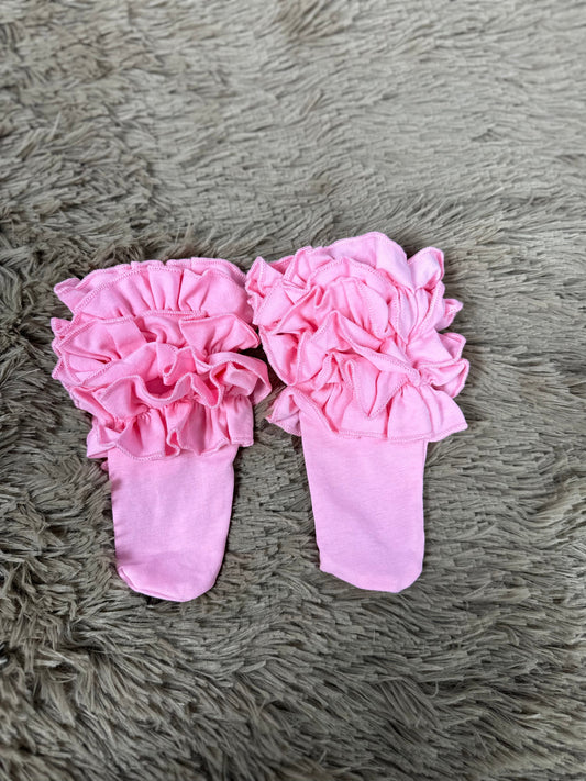 Ankle Ruffle Socks (Multiple Colors) -DS