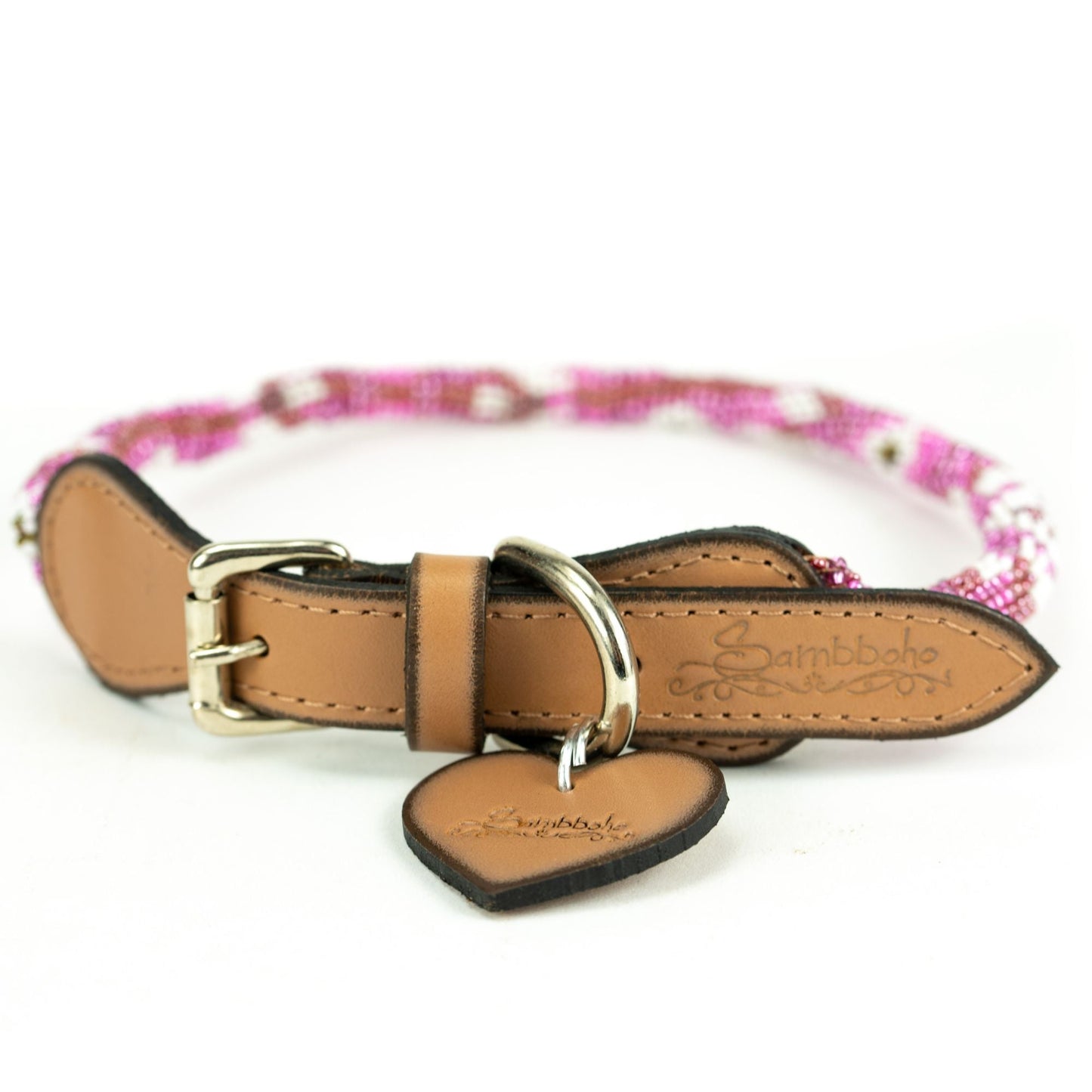 DS- Melrose Sambboho dog collar (rolled)