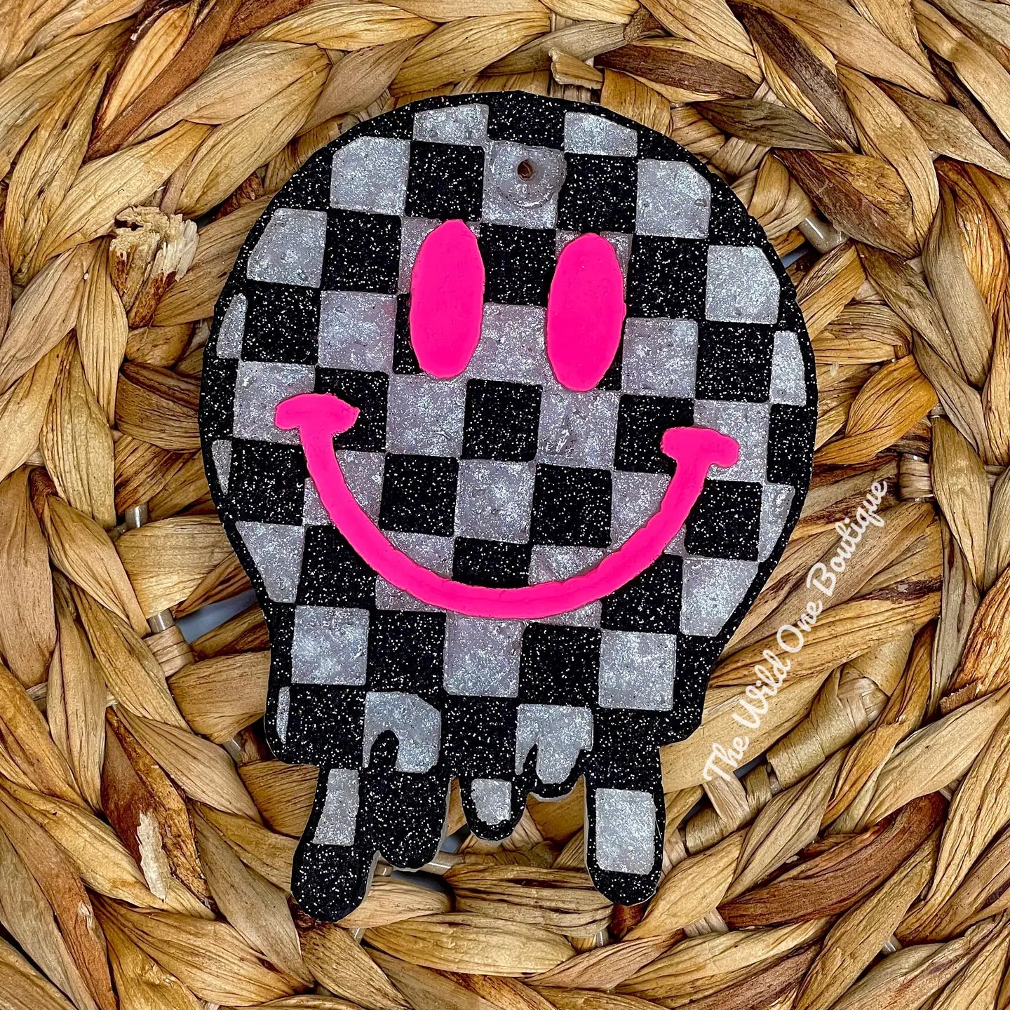 Retro Smile Face Car Freshie