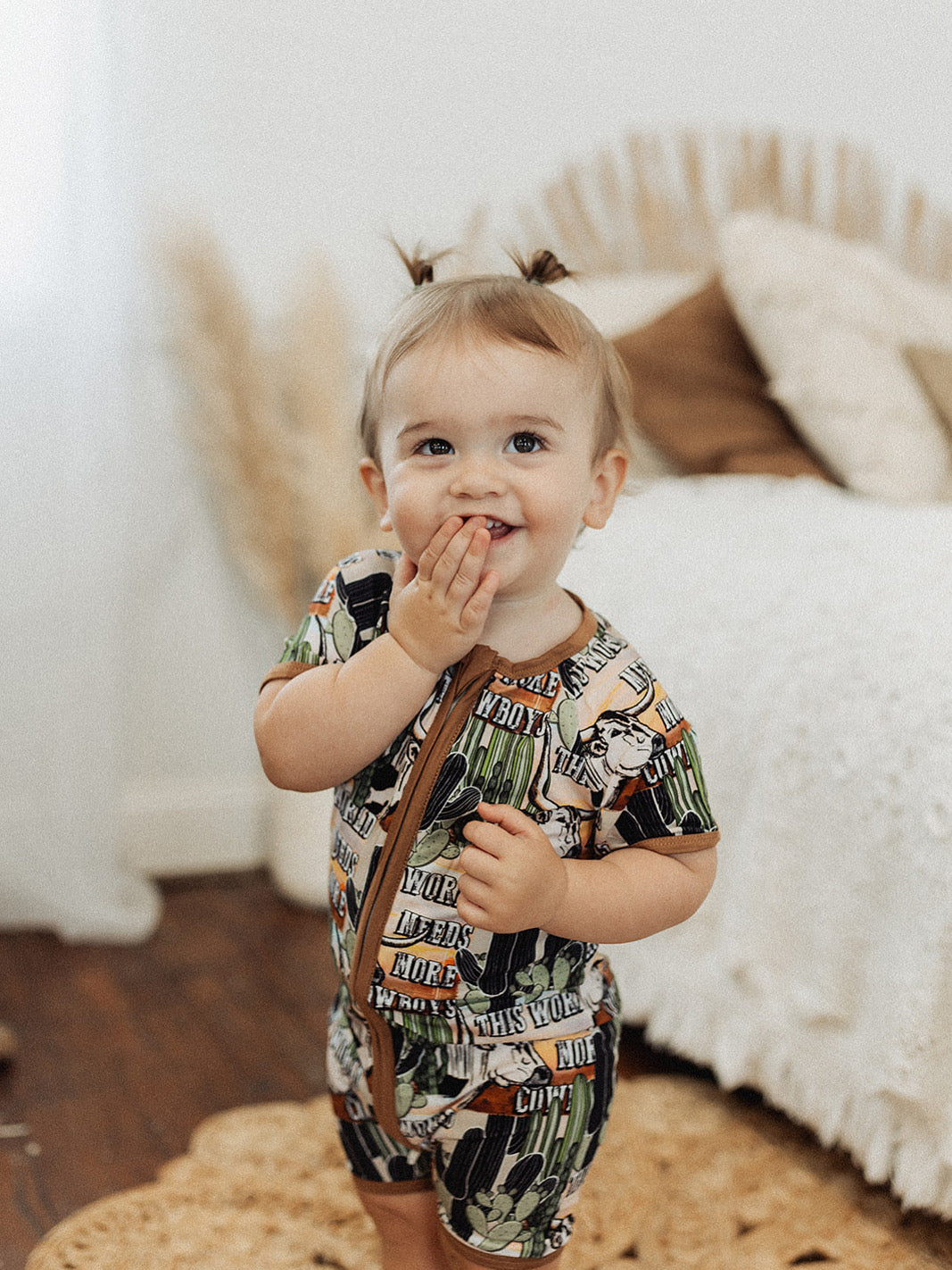 More Cowboys Bamboo Shortie -DS