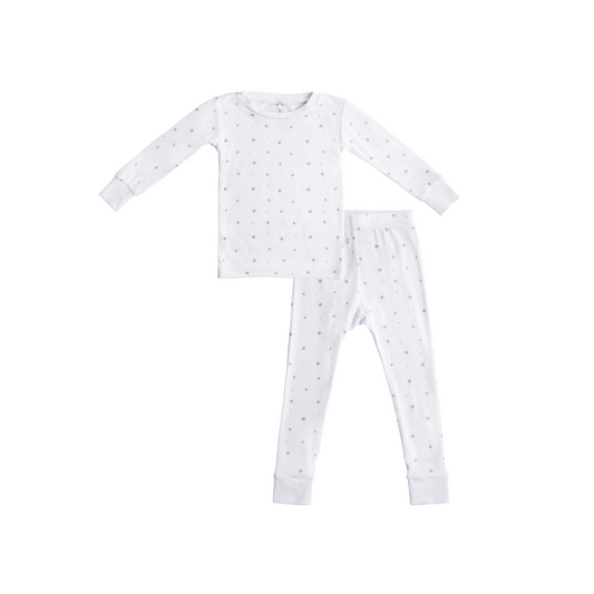Toddler/Kids Bamboo Pajamas - Grey Star -DS