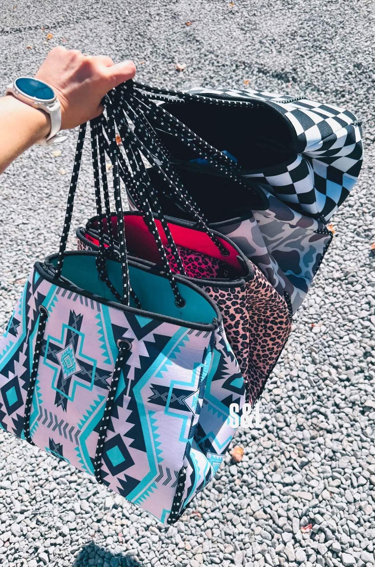 The Backroad Bound Travel Tote & Wristlet Set - PREORDER