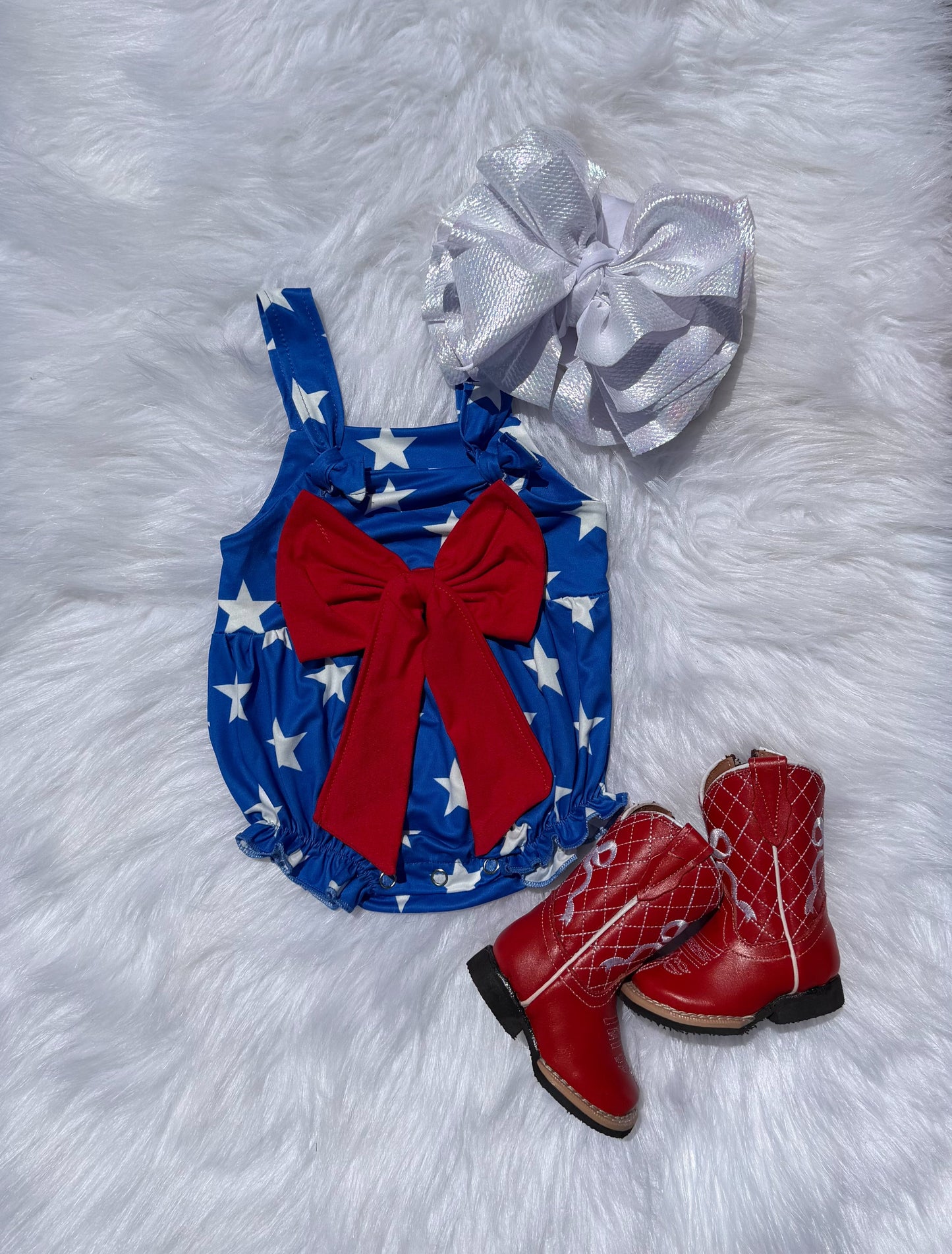 Patriotic Bow Bubble -DS