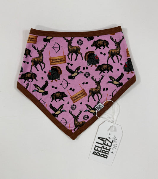PINK Bella-Breez Hunting Club Bamboo Bib -DS