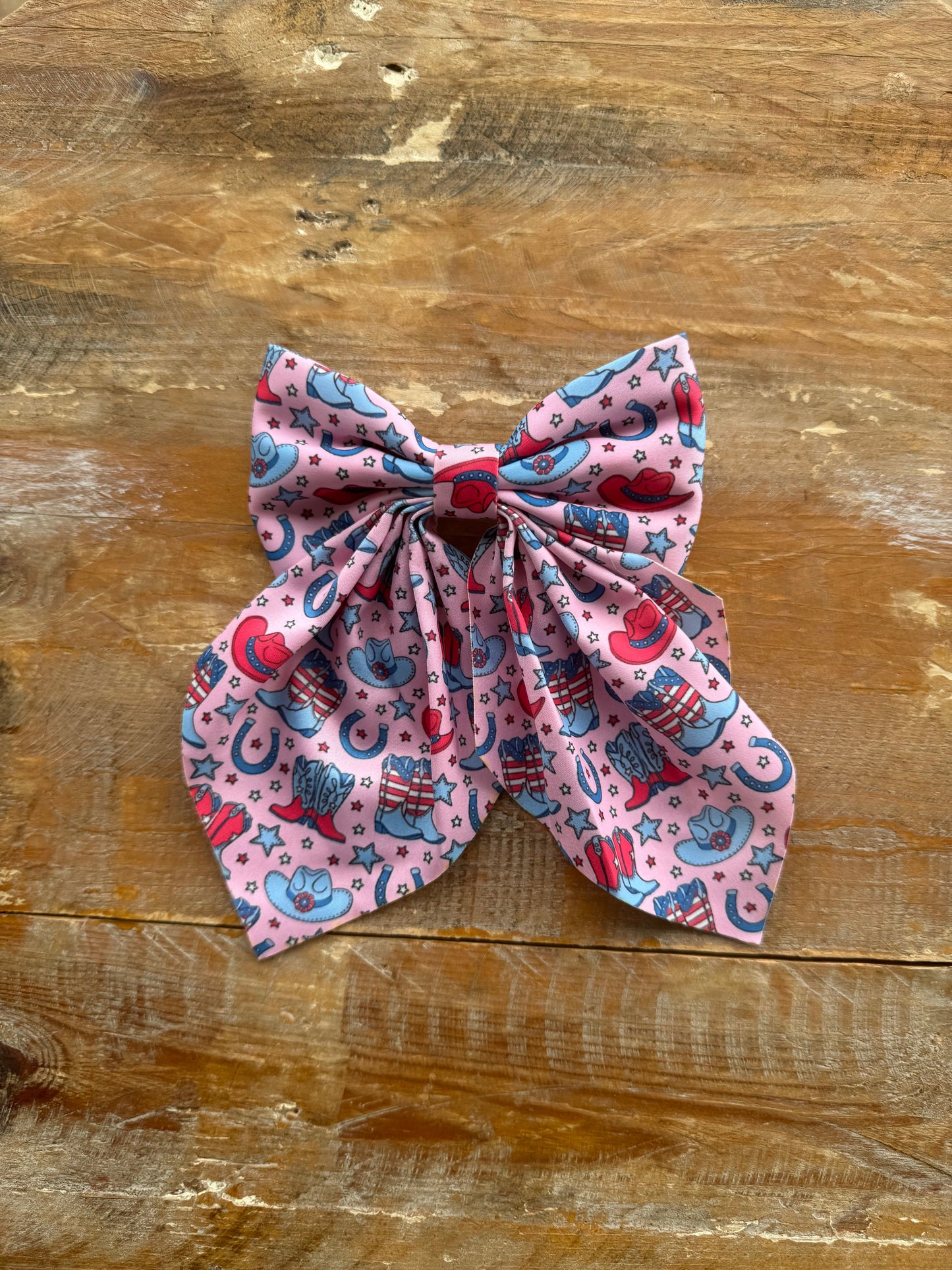 Fourth Of July Sailor bows -DS