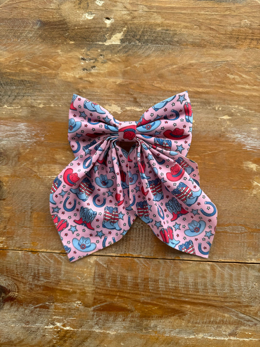 Fourth Of July Sailor bows -DS