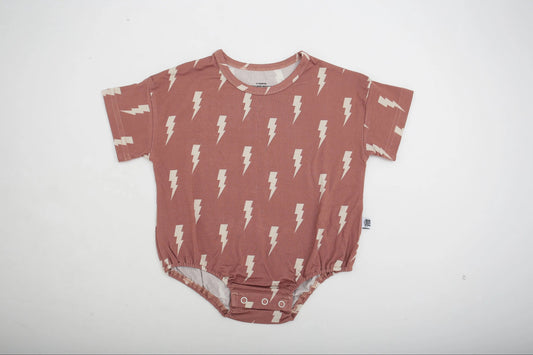 Rust Bolts Oversized Bamboo Romper -DS