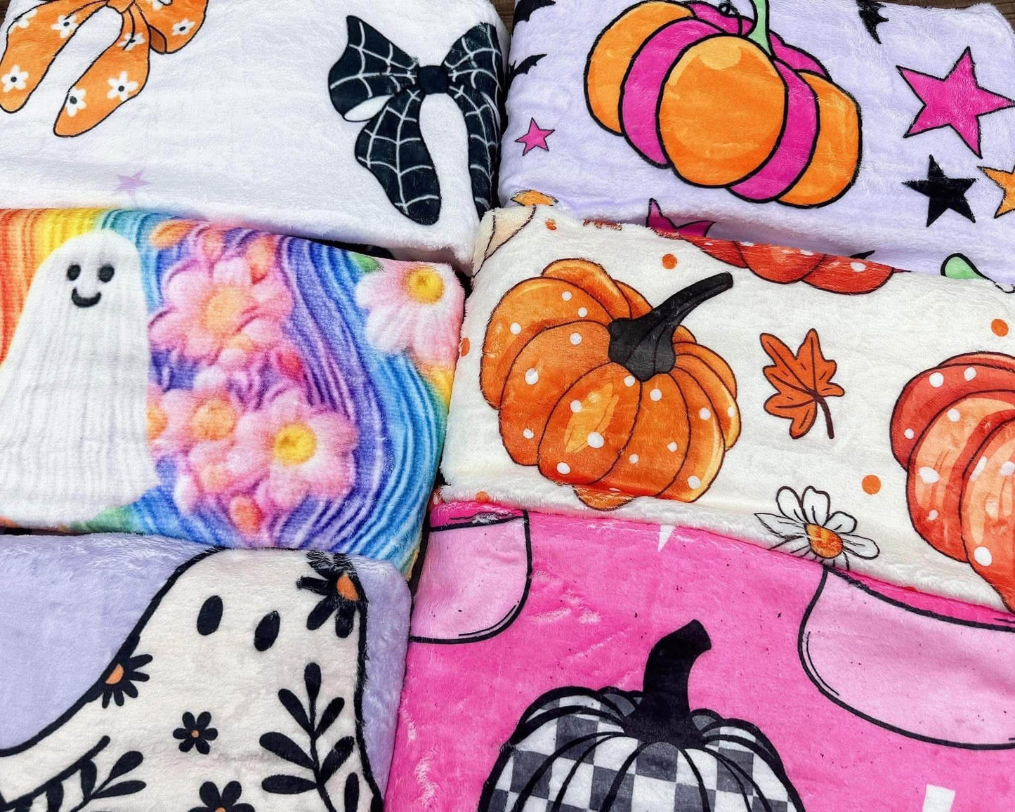 PREORDER- Halloween Blankets (multiple Sizes)