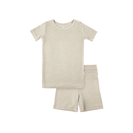 Toddler Short-Sleeve Bamboo Pajamas -DS