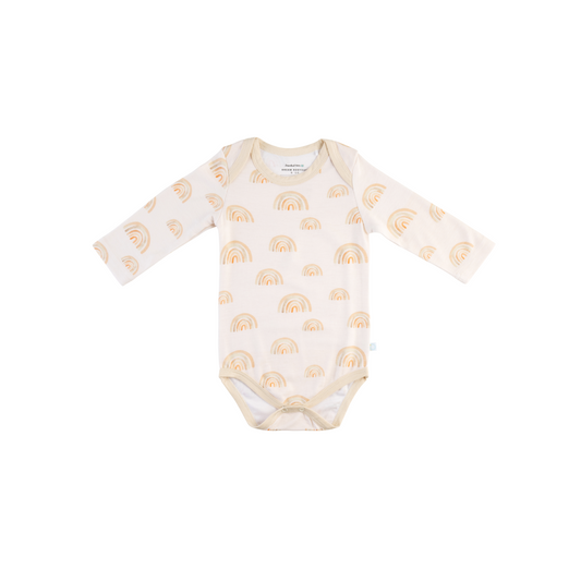 Baby Long-Sleeve Bamboo Bodysuit -DS